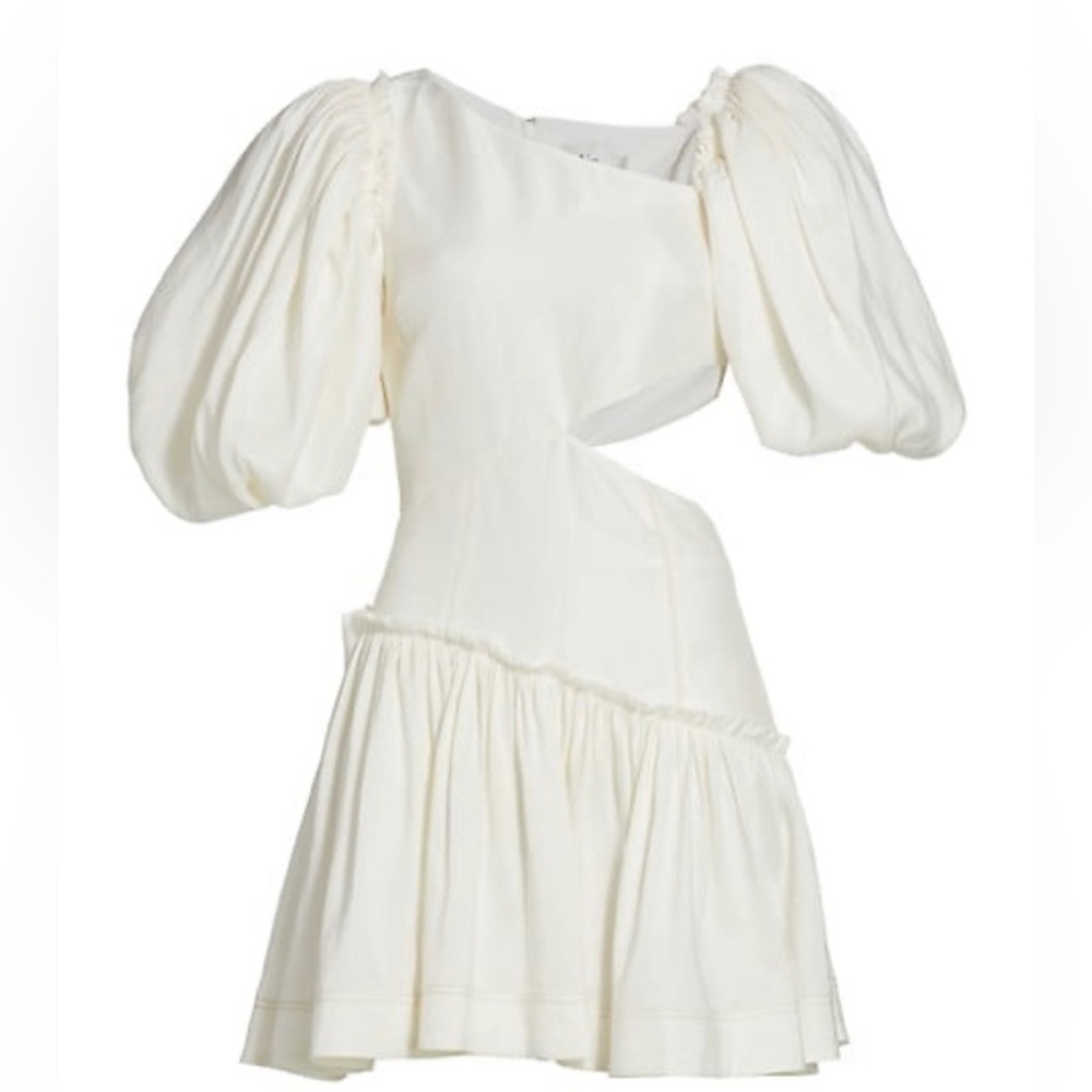 AJE Chateau Puff-Sleeve Mini Dress US (4)